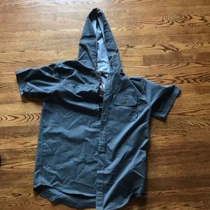 Dravus Hoodie Button Down Tee